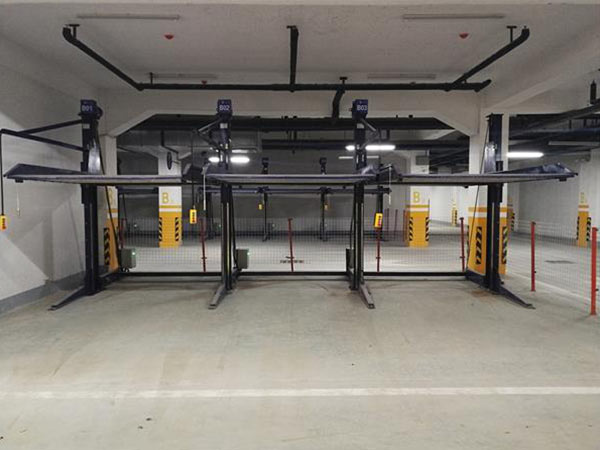 二層簡易升降停車設備